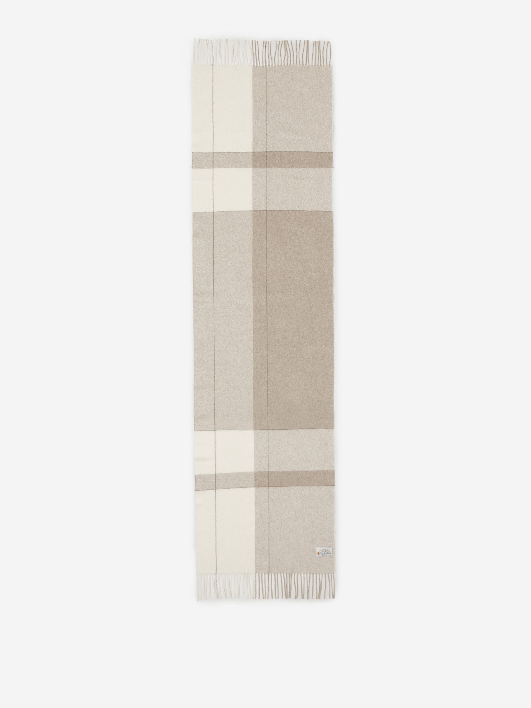 Santa Eulalia Hombre Barcelona Bufanda Motivo Cuadros color Beige sku 630-001255 03 - Foto 2