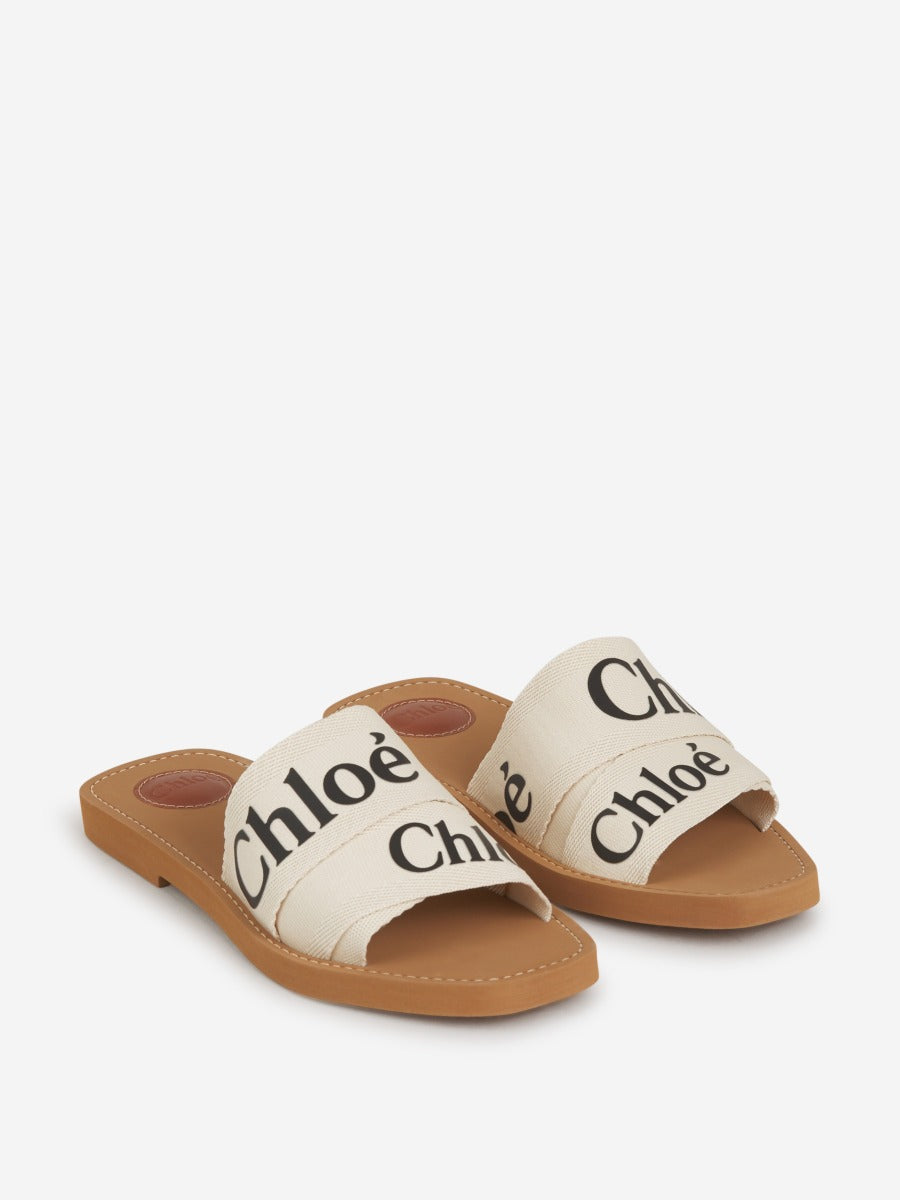 Chloé Mujer Barcelona Sandalias Woody Logo color Beige sku 800-005402 02 - Foto 3