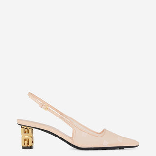Givenchy Mujer Barcelona Slingbacks Tacon G Cube color Nude sku 800-005443 01 - Foto 1