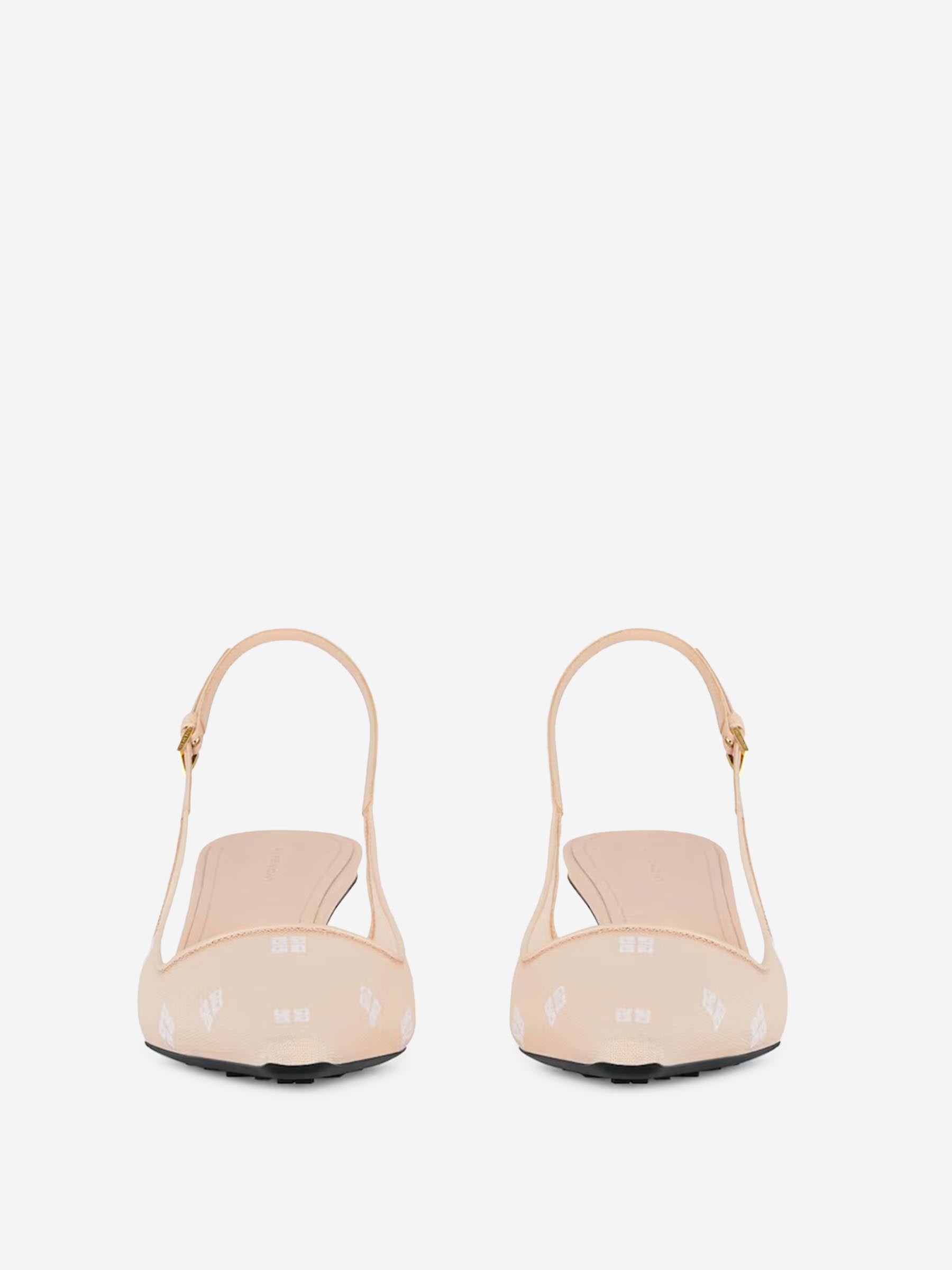 Givenchy Mujer Barcelona Slingbacks Tacon G Cube color Nude sku 800-005443 01 - Foto 2