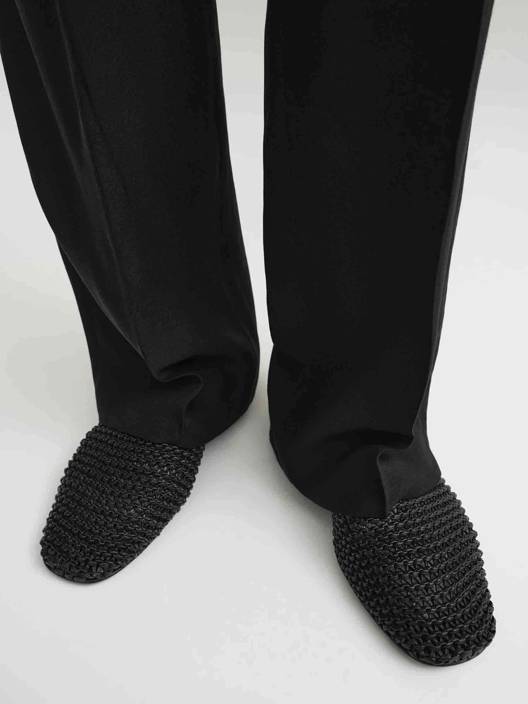 TOTEME Mujer Barcelona Bailarinas Piel Tejida color Negro sku 800-005503 01 - Foto 2