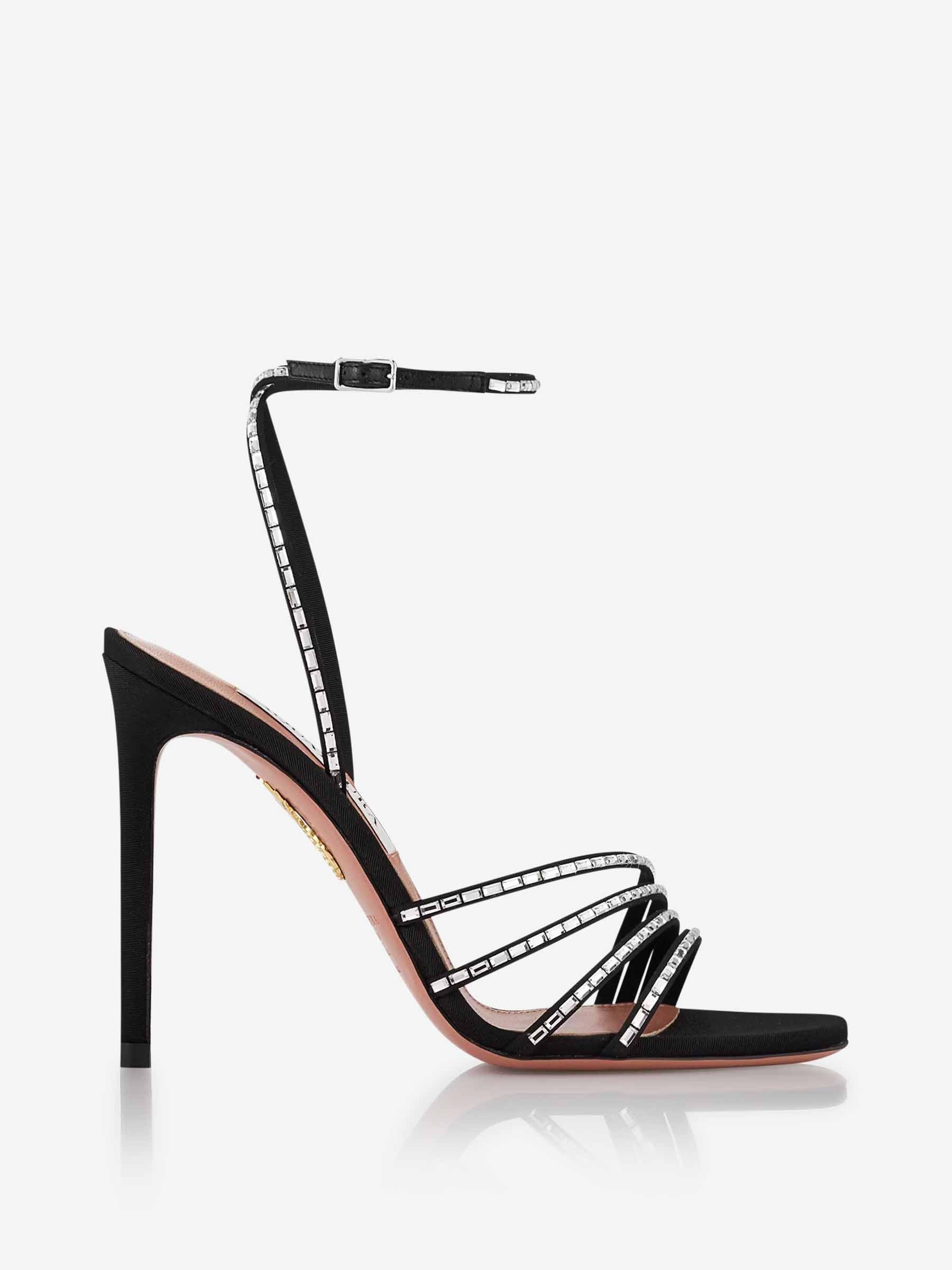 Aquazzura Mujer Barcelona Sandalias Mistica 105 color Negro sku 800-005527 01 - Foto 1