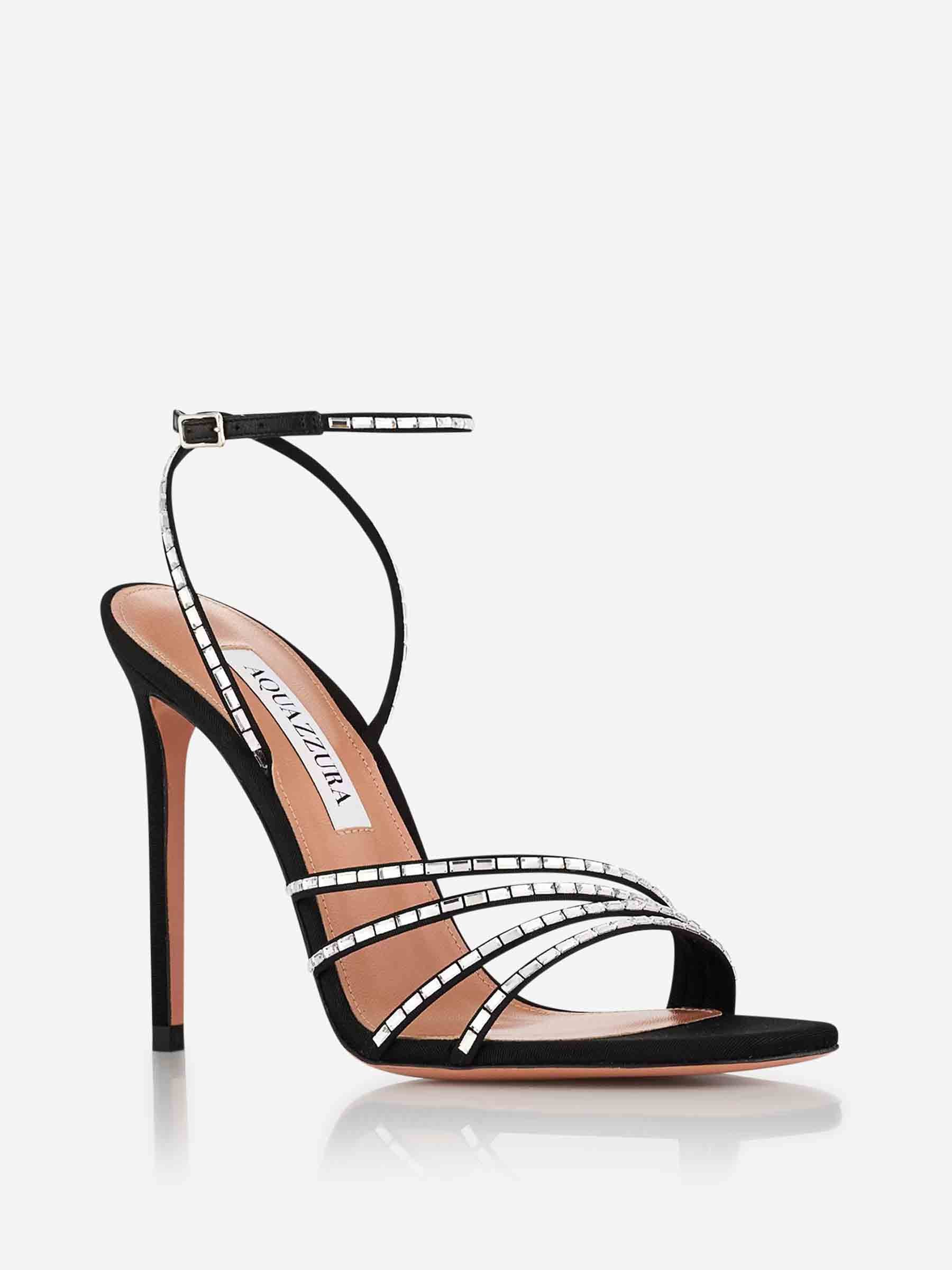 Aquazzura Mujer Barcelona Sandalias Mistica 105 color Negro sku 800-005527 01 - Foto 2