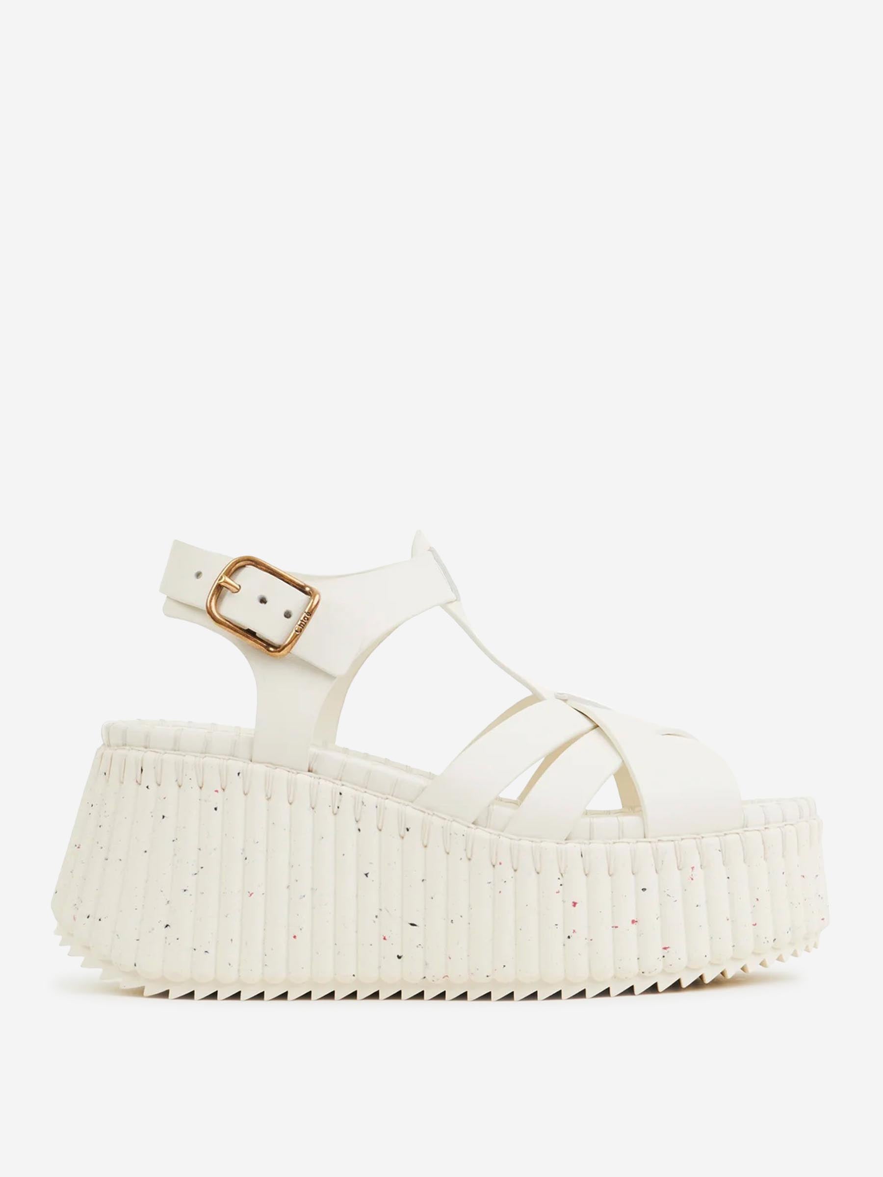 Chloé Mujer Barcelona Sandalias Nama color Crema sku 800-005537 01 - Foto 1