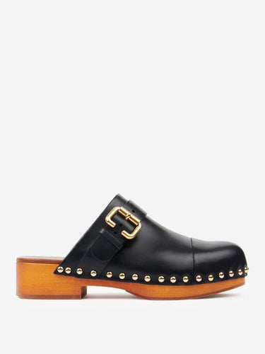 Chloé Mujer Barcelona Zuecos Jeannette color Negro sku 800-005538 02 - Foto 1