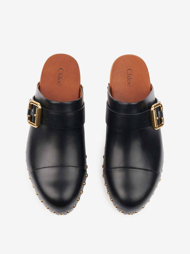 Chloé Mujer Barcelona Zuecos Jeannette color Negro sku 800-005538 02 - Foto 4