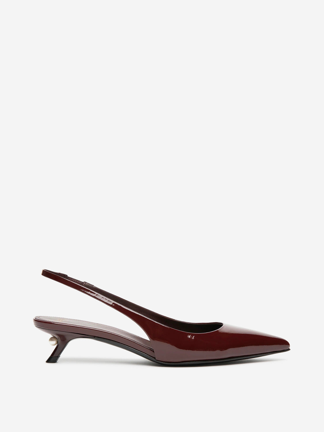 Aleví Milano Mujer Barcelona Slingback Eve charol color Burdeos sku 800-005540 01 - Foto 1
