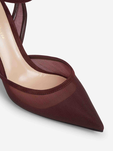 Gianvito Rossi Mujer Barcelona Zapatos de Tacón Dorotea D'Orsay 85 color Burdeos sku 800-005550 00 - Foto 4