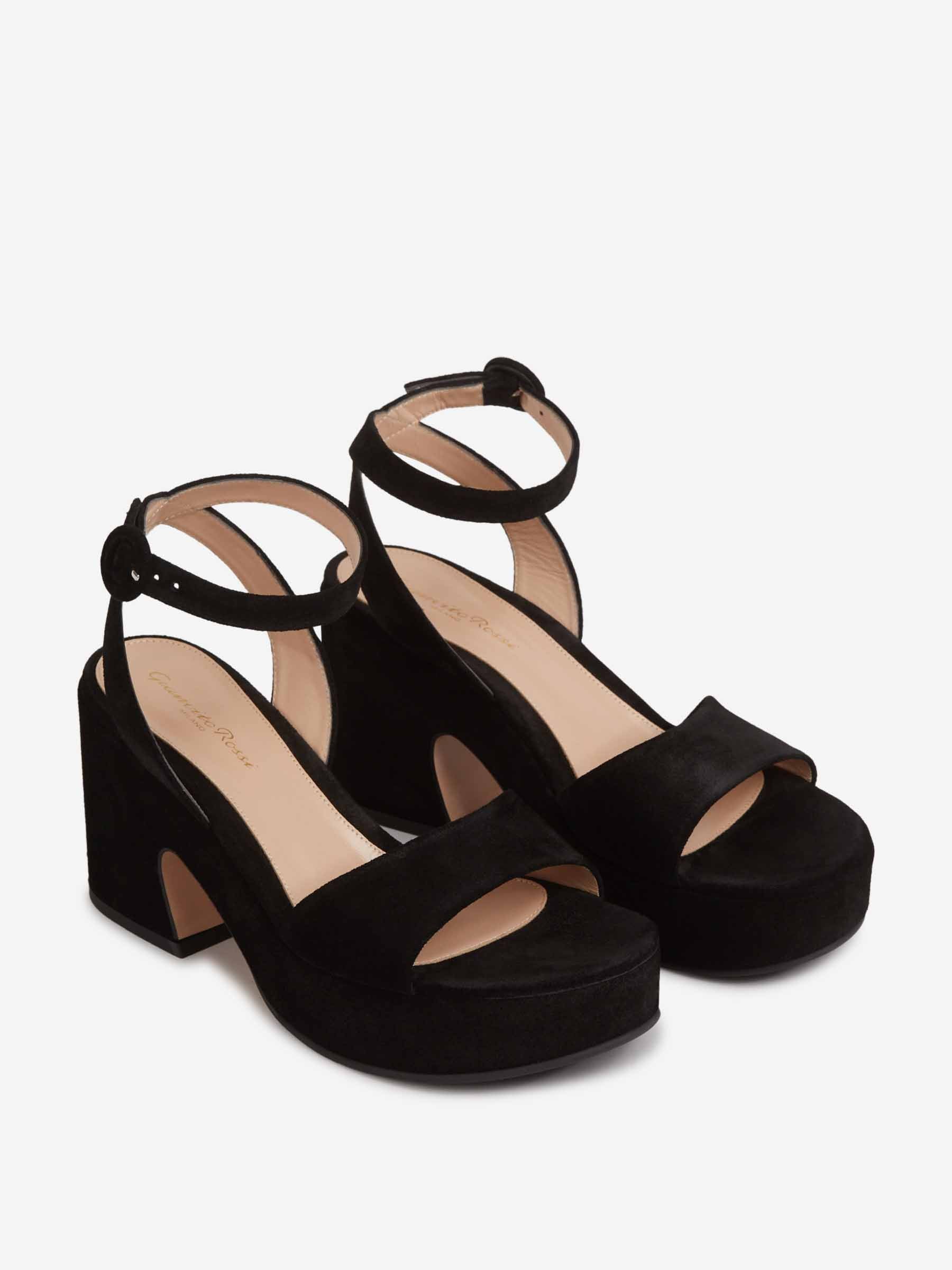 Gianvito Rossi Mujer Barcelona Sandalias Tacón Alma color Negro sku 800-005551 00 - Foto 2