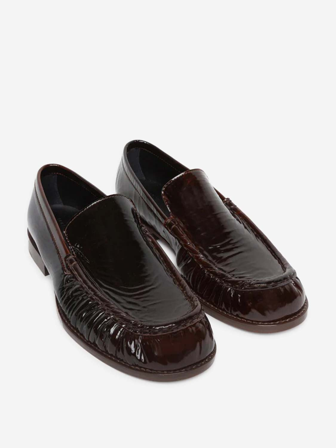 Dries Van Noten Mujer Barcelona Mocasines piel color Burdeos sku 800-005552 01 - Foto 2
