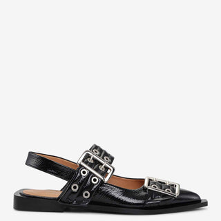 Ganni Mujer Barcelona Bailarinas Feminine Buckle color Negro sku 800-005558 01 - Foto 1