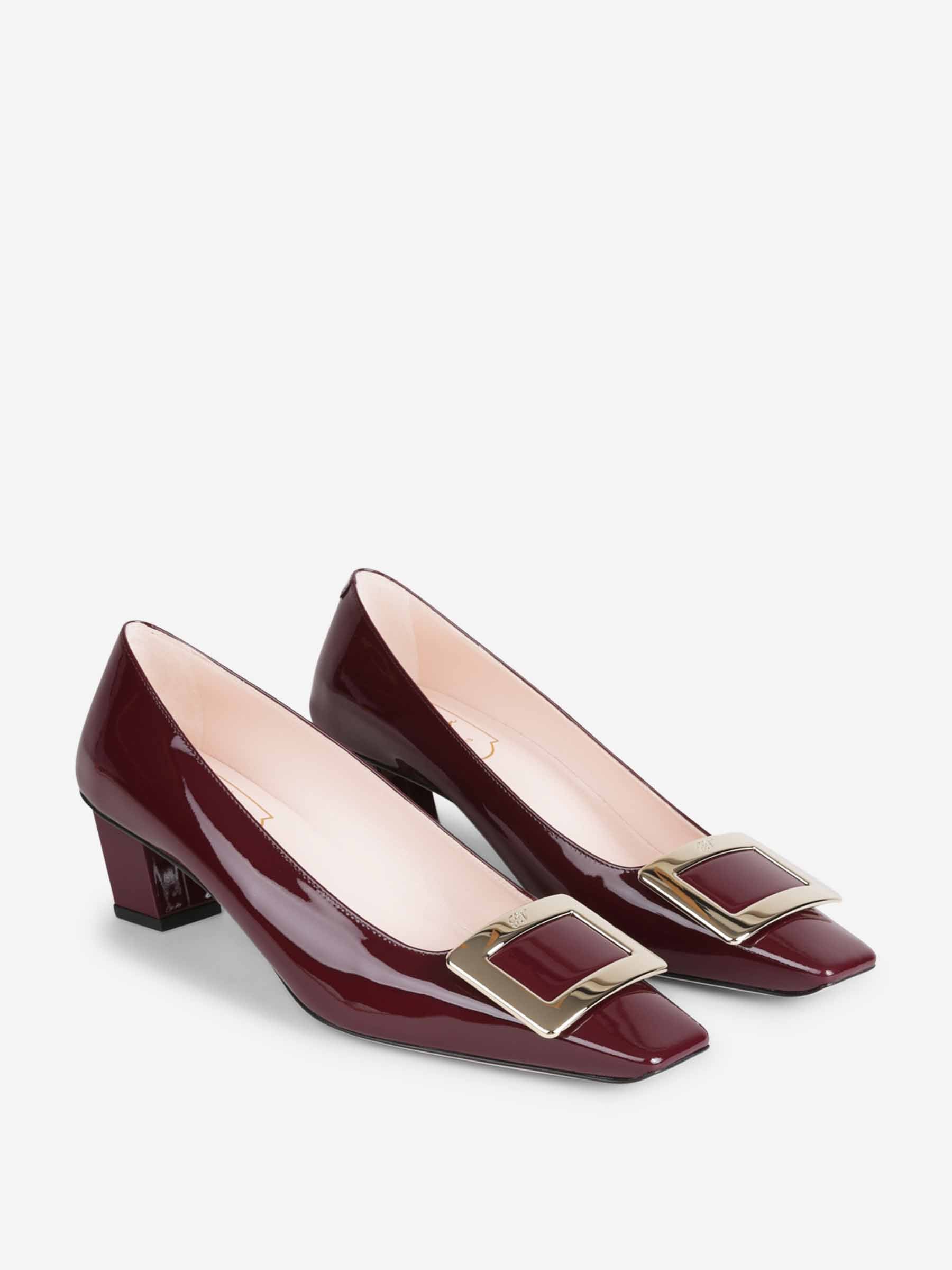 Roger Vivier Mujer Barcelona Salones Belle Vivier Buckle Pumps color Burdeos sku 800-005563 01 - Foto 2