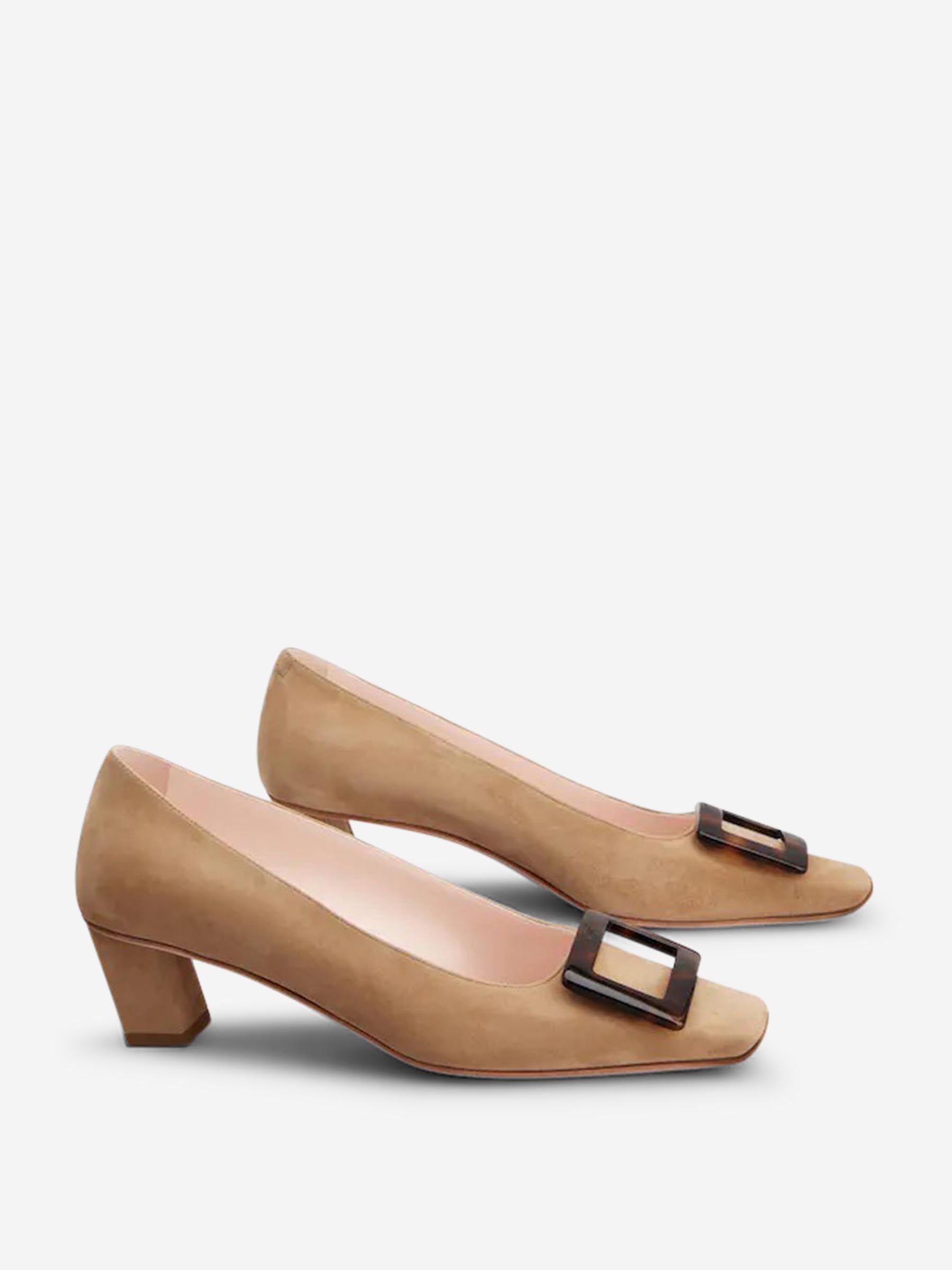 Roger Vivier Mujer Barcelona Zapatos Turtle Vivier color Camel sku 800-005564 01 - Foto 2