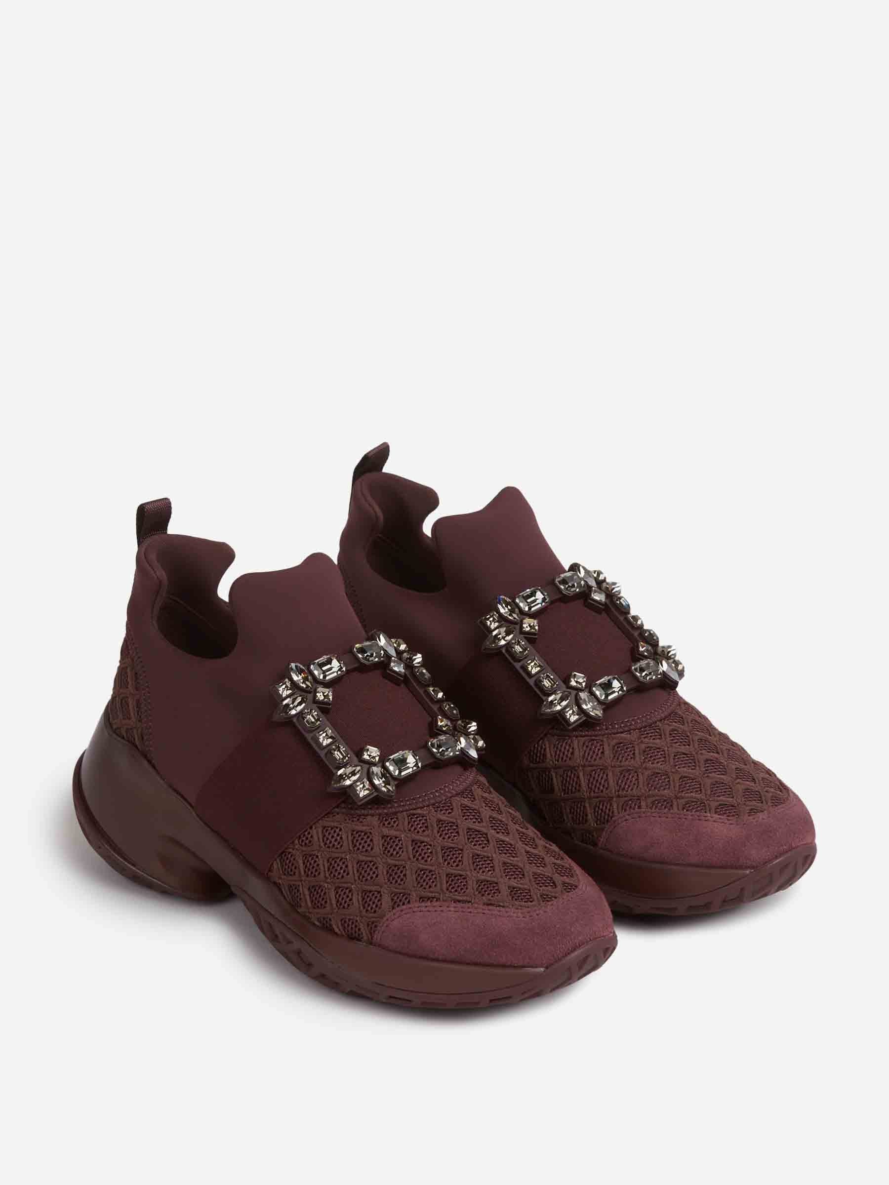 Roger Vivier Mujer Barcelona Sneakers Viv' Run color Burdeos sku 800-005566 01 - Foto 2