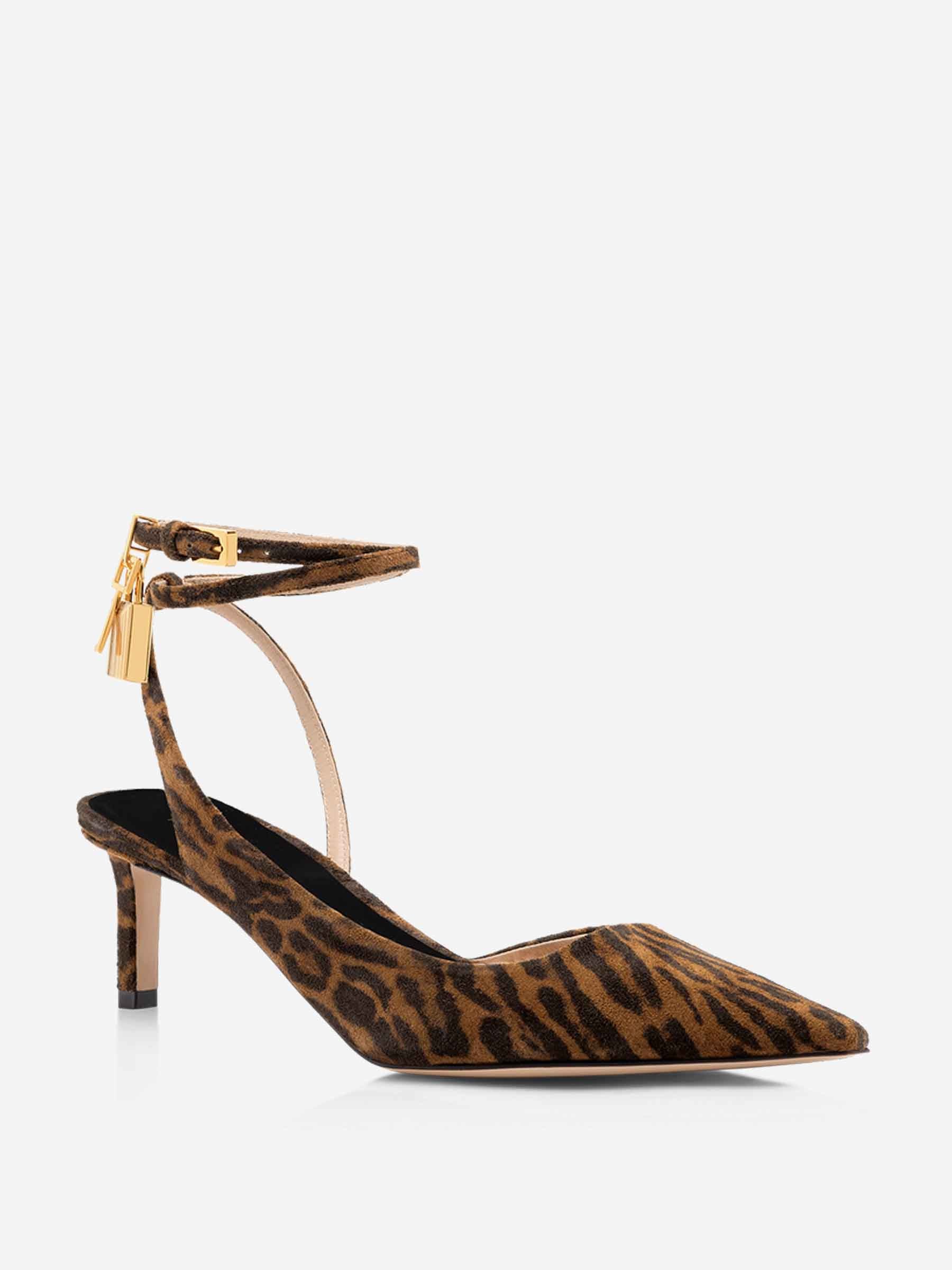 Tom Ford Mujer Barcelona Sandalias Tacón Estampado color Leopardo sku 800-005571 01 - Foto 2