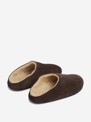 The Row Mujer Barcelona Mules Hudson color Marrón Oscuro sku 800-005581 00 - Foto 3