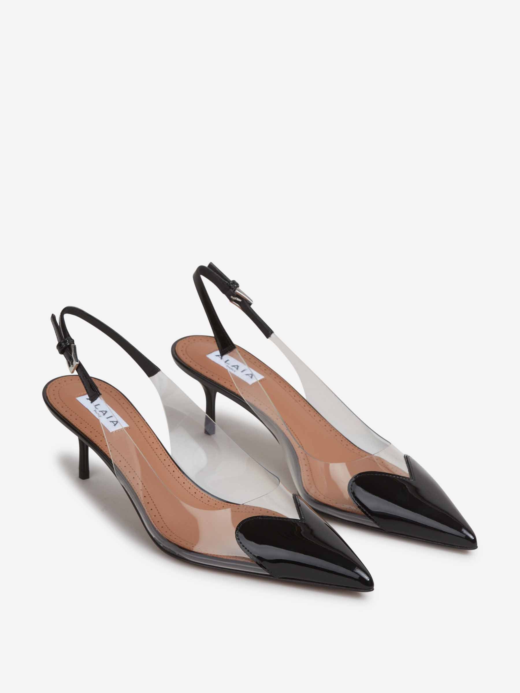 Alaïa Mujer Barcelona Slingbacks Le Coeur color Negro sku 800-005585 01 - Foto 2