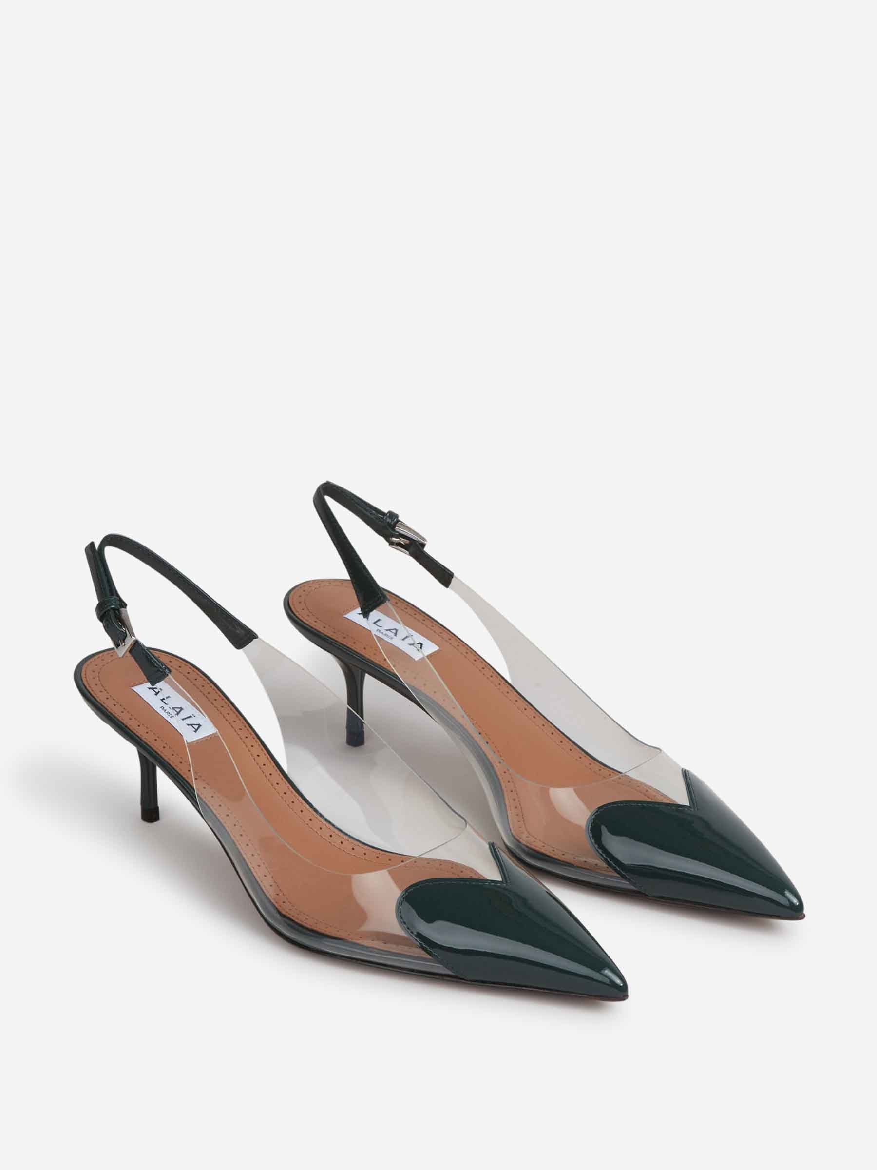 Alaïa Mujer Barcelona Slingbacks Le Coeur color Plateado sku 800-005585 02 - Foto 2