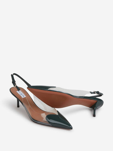 Alaïa Mujer Barcelona Slingbacks Le Coeur color Plateado sku 800-005585 02 - Foto 4