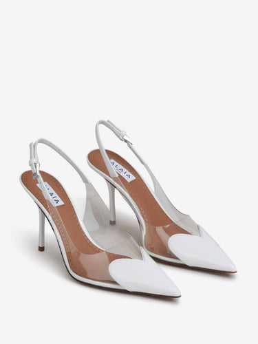 Alaïa Mujer Barcelona Slingbacks Le Coeur color Blanco sku 800-005586 02 - Foto 2