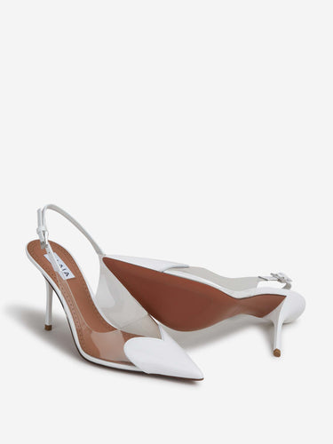 Alaïa Mujer Barcelona Slingbacks Le Coeur color Blanco sku 800-005586 02 - Foto 4