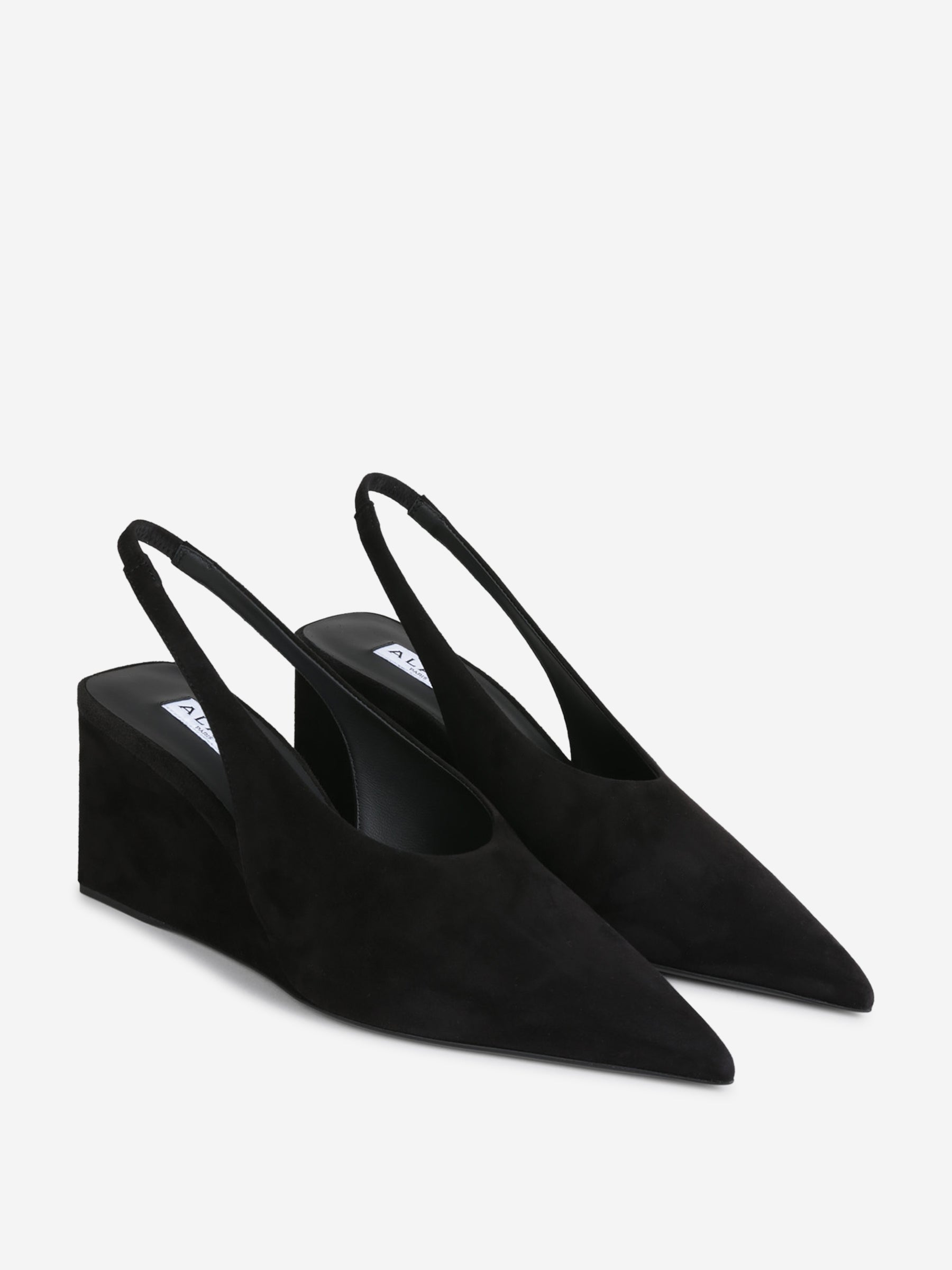 Alaïa Mujer Barcelona Slingbacks Ante color Negro sku 800-005588 01 - Foto 2
