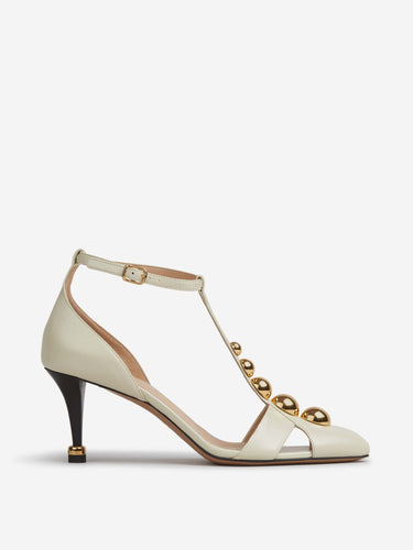 Chloé Mujer Barcelona Sandalias Tacón Cleia color Crema sku 800-005590 01 - Foto 1