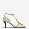 Chloé Mujer Barcelona Sandalias Tacón Cleia color Crema sku 800-005590 01 - Foto 1