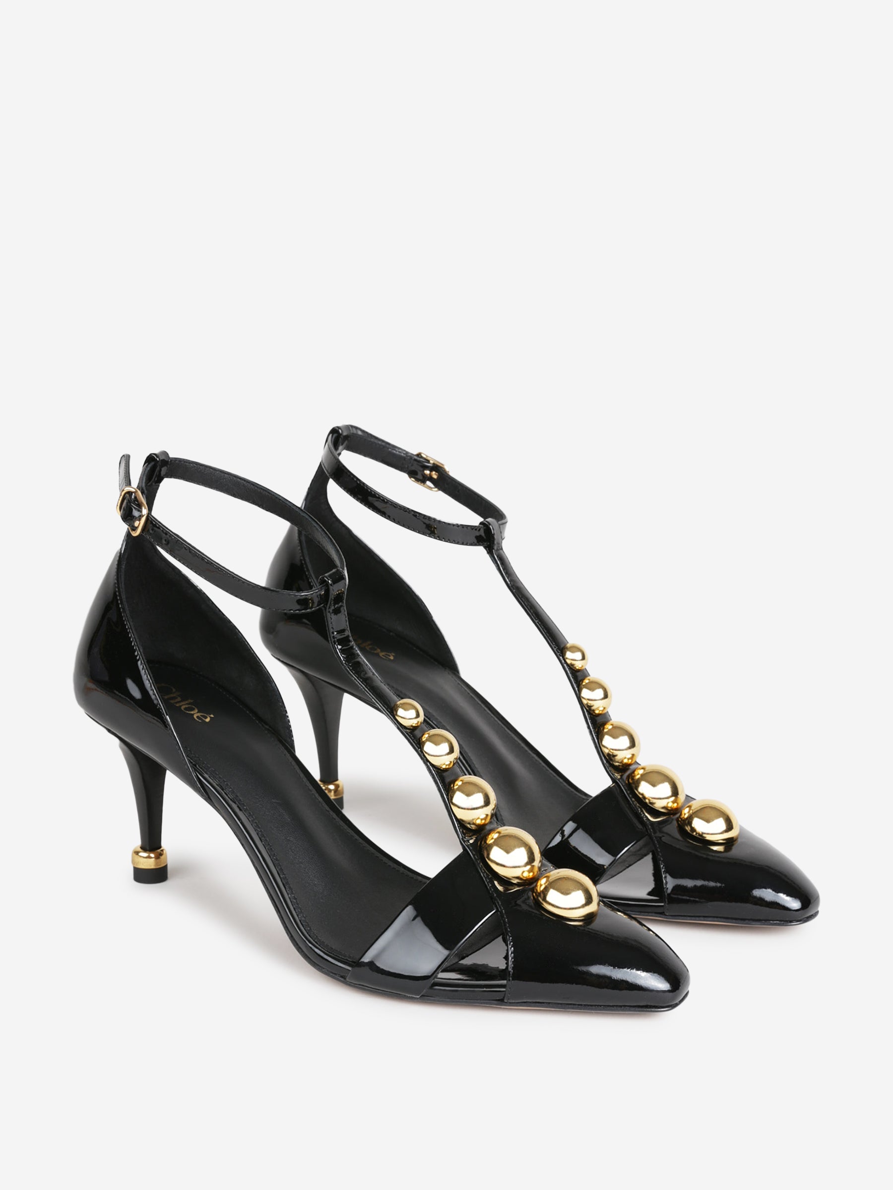 Chloé Mujer Barcelona Sandalias Tacón Cleia color Negro sku 800-005591 01 - Foto 2