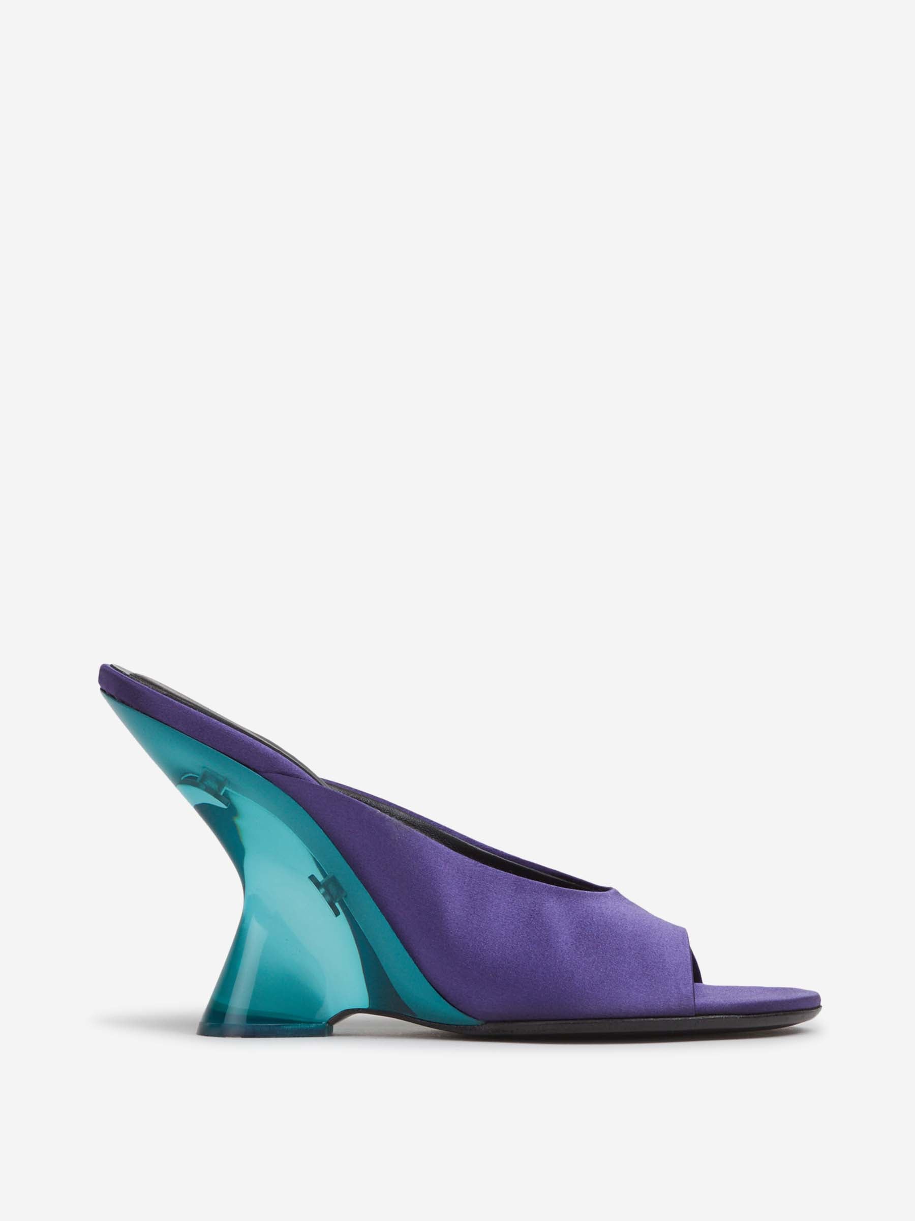 Dries Van Noten Mujer Barcelona Zapato Cuña Satén color Lavanda sku 800-005592 01 - Foto 1