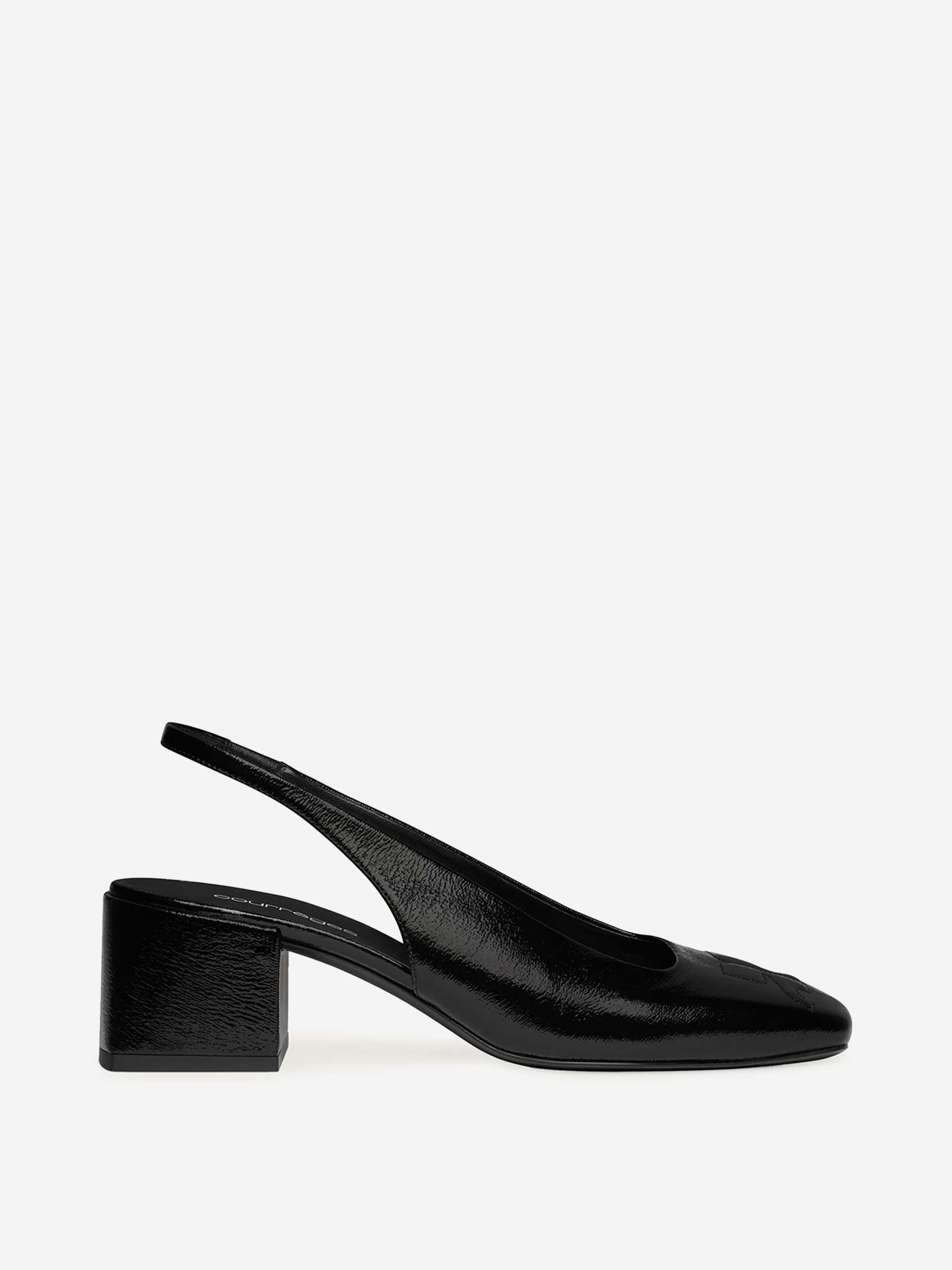 Courrèges Mujer Barcelona Slingbacks AC Vinyl color Negro sku 800-005593 00 - Foto 1