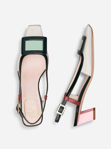 Roger Vivier Mujer Barcelona Salones Slingback Belle Vivier color Multicolor sku 800-005596 01 - Foto 4