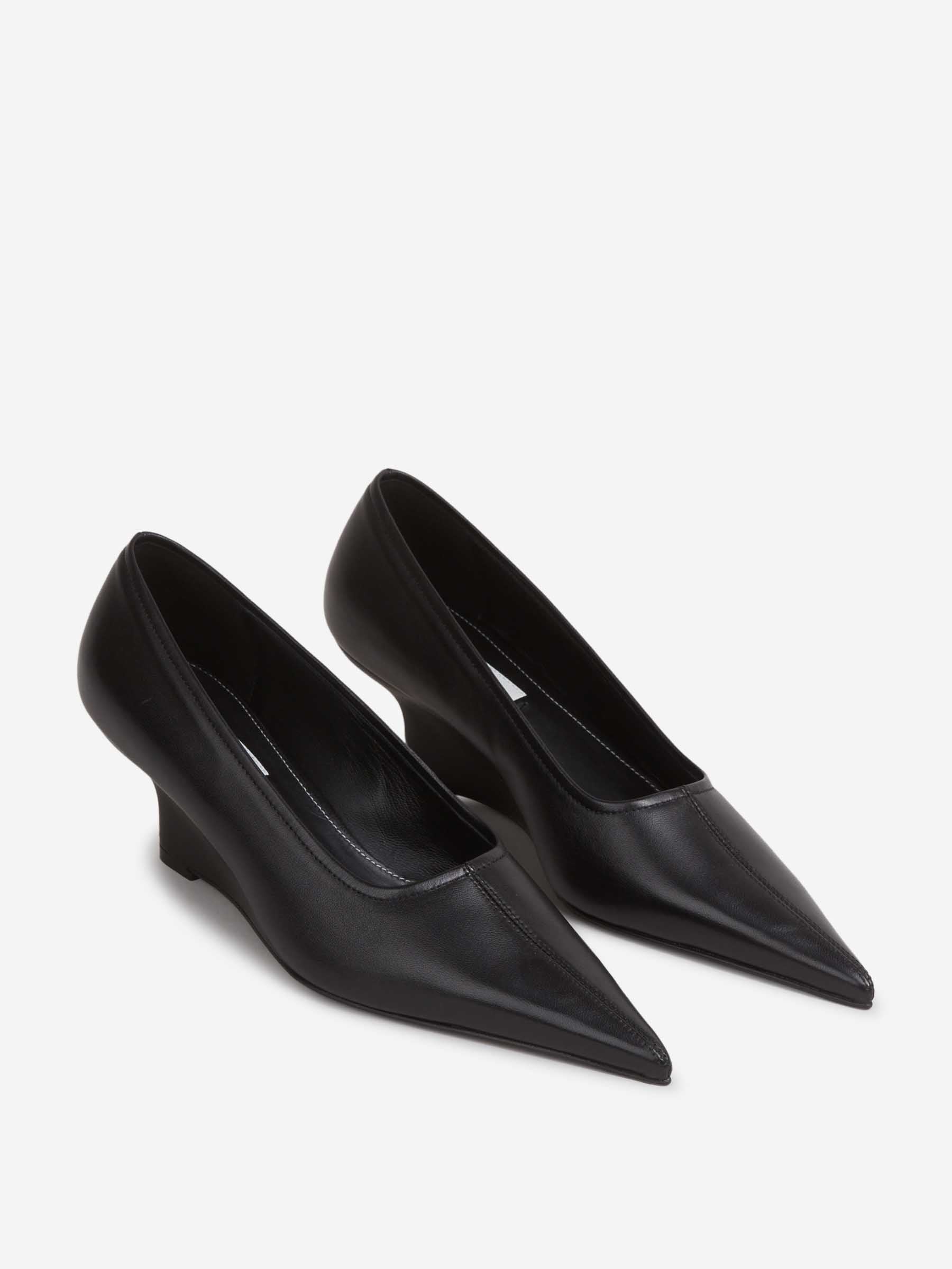 TOTEME Mujer Barcelona Zapatos Cuña Piel color Negro sku 800-005598 00 - Foto 2