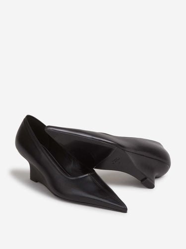 TOTEME Mujer Barcelona Zapatos Cuña Piel color Negro sku 800-005598 00 - Foto 4