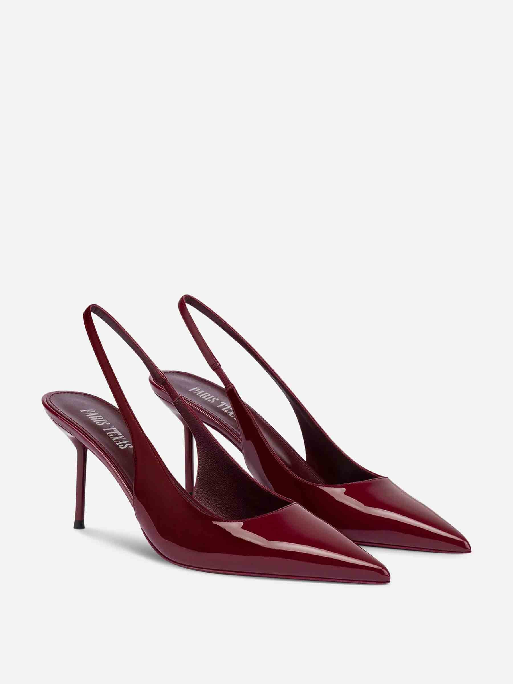 Paris Texas Mujer Barcelona Slingbacks Lidia color Burdeos sku 800-005599 02 - Foto 2