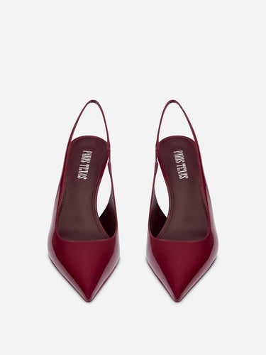 Paris Texas Mujer Barcelona Slingbacks Lidia color Burdeos sku 800-005599 02 - Foto 3
