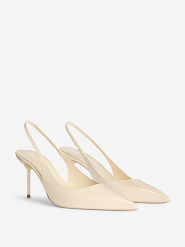 Paris Texas Mujer Barcelona Slingbacks Lidia color Marfil sku 800-005599 03 - Foto 2