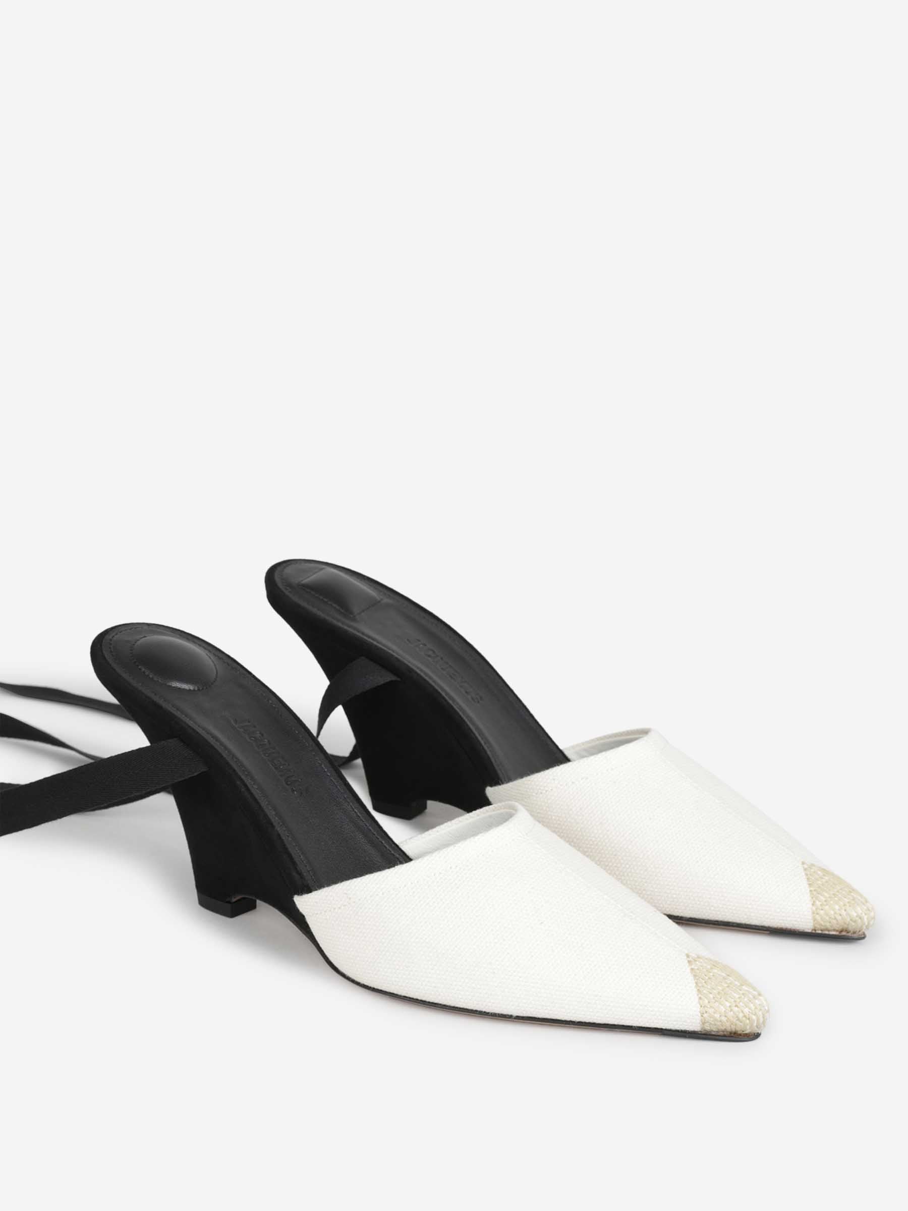 Jacquemus Mujer Barcelona Mules Les Espadrilles Hautes color Crema sku 800-005602 01 - Foto 2