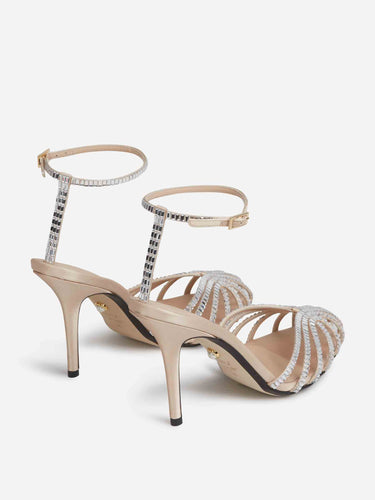 Aleví Milano Mujer Barcelona Sandalias Penelope Xtal color Nude sku 800-005604 01 - Foto 3