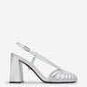 Aleví Milano Mujer Barcelona Sandalias Marta 90 color Plateado sku 800-005605 01 - Foto 1