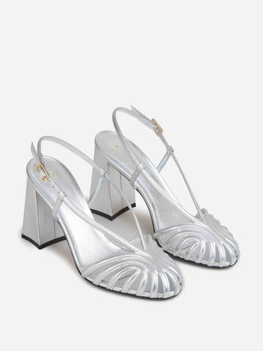 Aleví Milano Mujer Barcelona Sandalias Marta 90 color Plateado sku 800-005605 01 - Foto 2