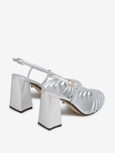 Aleví Milano Mujer Barcelona Sandalias Marta 90 color Plateado sku 800-005605 01 - Foto 3