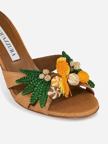 Aquazzura Mujer Barcelona Mule Birdsong color Camel sku 800-005611 01 - Foto 4