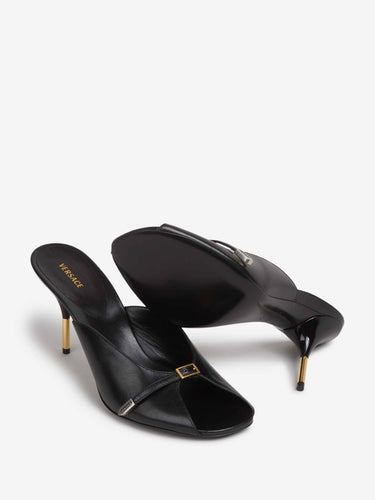 Versace Mujer Barcelona Sandalias Nyx color Negro sku 800-005613 01 - Foto 4