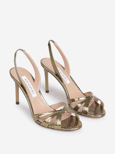 Aquazzura Mujer Barcelona Sandalias Tati 85 color Dorado sku 800-005618 01 - Foto 2