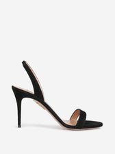 Aquazzura Mujer Barcelona Sandalias So Nude 85 color Negro sku 800-005620 01 - Foto 1