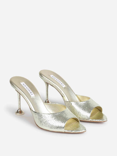 Aquazzura Mujer Barcelona Mules Bisous 85 color Dorado sku 800-005621 01 - Foto 2