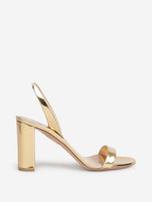 Aquazzura Mujer Barcelona Sandalias So Nude 85 color Dorado sku 800-005622 02 - Foto 1