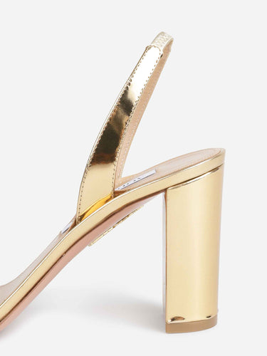 Aquazzura Mujer Barcelona Sandalias So Nude 85 color Dorado sku 800-005622 02 - Foto 3
