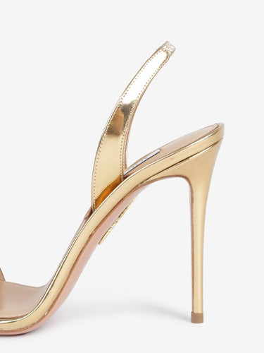Aquazzura Mujer Barcelona Sandalias So Nude 105 color Dorado sku 800-005623 01 - Foto 3
